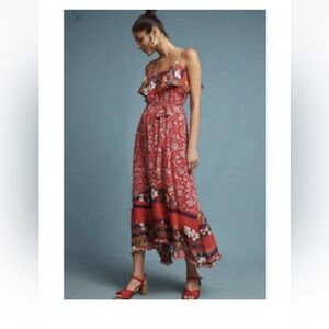 One September Anthropologie Floral Maxi Dress